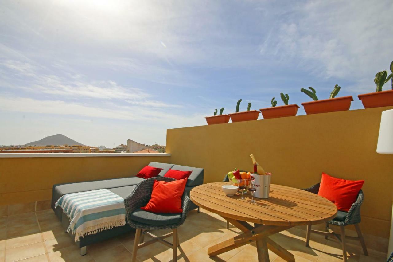 La Perla: Luxury Duplex with Ocean View Terrace Apartment El Medano  Exterior photo